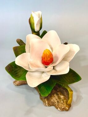 Vintage 1993 Paul Sebastian Limited Edition Collectable Porcelain Magnolia